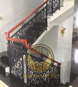 Cầu thang CNC top mẫu đẹp phổ biến 60