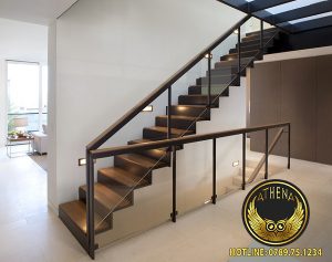 Cầu thang CNC top mẫu đẹp phổ biến 34